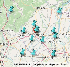 Mappa Viale Michelangelo Grigoletti, 33070 Pordenone PN, Italia (15.205)