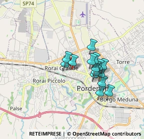 Mappa Viale Michelangelo Grigoletti, 33070 Pordenone PN, Italia (1.26067)