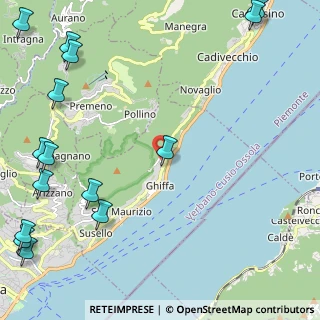 Mappa Via Santissima Trinità, 28823 Ghiffa VB, Italia (3.478)