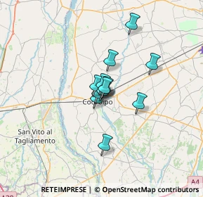 Mappa Via Divisione Julia, 33033 Codroipo UD, Italia (3.57083)