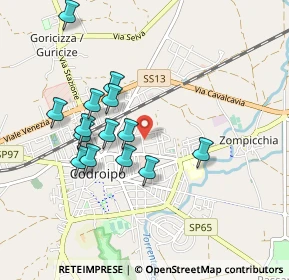 Mappa Via Divisione Julia, 33033 Codroipo UD, Italia (0.835)