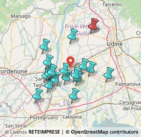 Mappa Via Divisione Julia, 33033 Codroipo UD, Italia (11.95263)