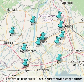 Mappa Via Divisione Julia, 33033 Codroipo UD, Italia (14.32385)