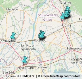 Mappa Via Divisione Julia, 33033 Codroipo UD, Italia (15.61294)
