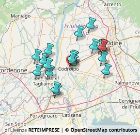 Mappa Via Divisione Julia, 33033 Codroipo UD, Italia (11.212)