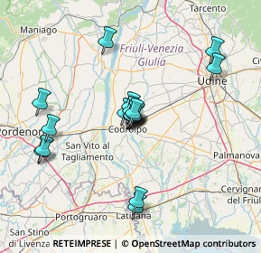 Mappa Via Divisione Julia, 33033 Codroipo UD, Italia (11.41222)