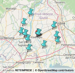 Mappa Via Divisione Julia, 33033 Codroipo UD, Italia (10.90429)