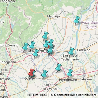 Mappa Via Fonda, 33170 Pordenone PN, Italia (14.97375)