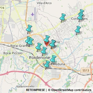 Mappa Via Fonda, 33170 Pordenone PN, Italia (1.82429)