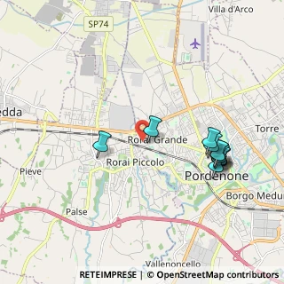 Mappa Via Antonio Pitter, 33170 Pordenone PN, Italia (2.01364)