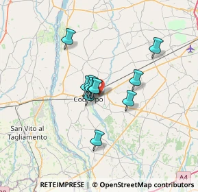 Mappa Via Capoluogo, 33033 Codroipo UD, Italia (4.42909)