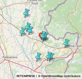 Mappa Via Brazzano, 34071 Cormons GO, Italia (6.07364)