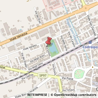 Mappa Via Grovis,  23, 33033 Codroipo, Udine (Friuli-Venezia Giulia)