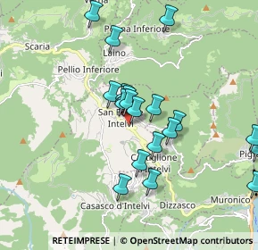 Mappa Via Vecchia per Castiglione, 22028 San Fedele Intelvi CO, Italia (1.668)