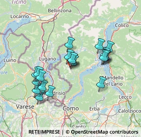 Mappa Via Vecchia per Castiglione, 22028 San Fedele Intelvi CO, Italia (12.8075)