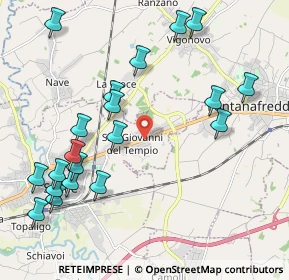 Mappa Viale San Giovanni del Tempio, 33077 Sacile PN, Italia (2.3835)