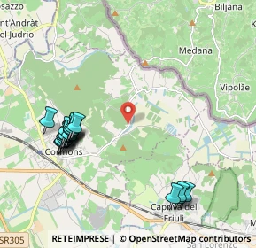 Mappa Via Subida, 34070 Capriva del Friuli GO, Italia (2.2515)
