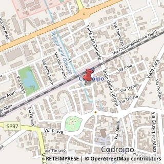 Mappa Via Monte Grappa, 6, 33033 Codroipo, Udine (Friuli-Venezia Giulia)