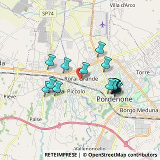 Mappa Via Asilo di Rorai, 33170 Pordenone PN, Italia (1.63563)