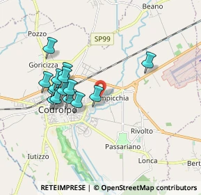 Mappa Via Capoluogo, 33033 Codroipo UD, Italia (1.67333)