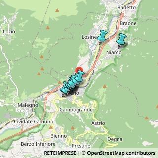 Mappa Via Rag. Evangelista Laini, 25043 Breno BS, Italia (1.26571)
