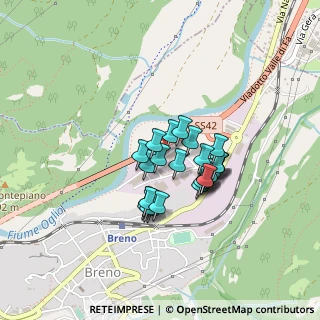 Mappa Via Rag. Evangelista Laini, 25043 Breno BS, Italia (0.31852)