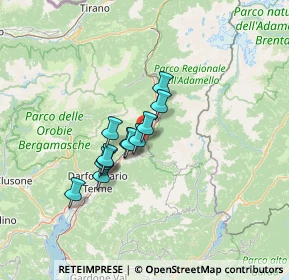 Mappa Via Rag. Evangelista Laini, 25043 Breno BS, Italia (9.24583)