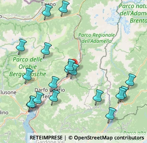 Mappa Via Rag. Evangelista Laini, 25043 Breno BS, Italia (18.435)