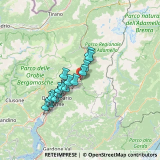 Mappa Via Rag. Evangelista Laini, 25043 Breno BS, Italia (10.99875)