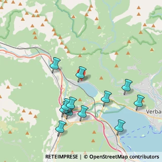 Mappa Via ai Mulini, 28802 Mergozzo VB, Italia (4.355)
