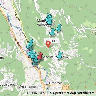 Mappa Via Sorti, 21010 Montegrino Valtravaglia VA, Italia (0.9085)