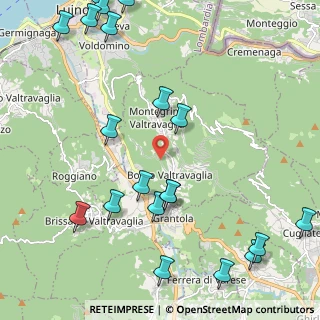 Mappa Via Sorti, 21010 Montegrino Valtravaglia VA, Italia (2.8405)