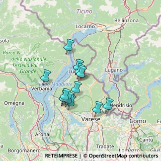 Mappa Via Sorti, 21010 Montegrino Valtravaglia VA, Italia (10.35429)