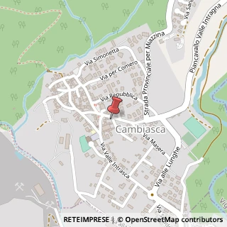 Mappa Via Valle Intrasca, 48, 28814 Cambiasca, Verbano-Cusio-Ossola (Piemonte)