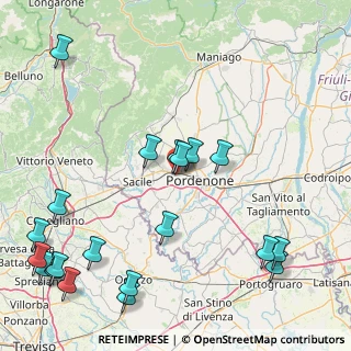 Mappa Via E. Torricelli, 33170 Pordenone PN, Italia (22.25)