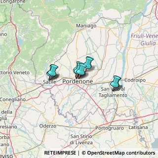 Mappa Via Goffredo Mameli, 33170 Pordenone PN, Italia (7.855)