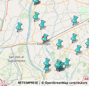 Mappa , 33033 Codroipo UD, Italia (10.0555)