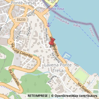 Mappa Via Libertà, 21037 Lavena Ponte Tresa VA, Italia, 21037 Lavena Ponte Tresa, Varese (Lombardia)