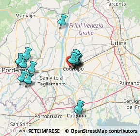 Mappa Via Giovanni da Udine, 33033 Codroipo UD, Italia (12.318)