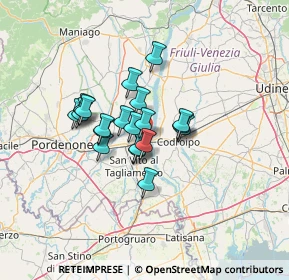 Mappa SS13, 33098 Valvasone PN, Italia (8.913)