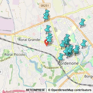 Mappa Via Sacile, 33170 Pordenone PN, Italia (0.99053)