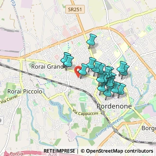 Mappa Via Sacile, 33170 Pordenone PN, Italia (0.7215)