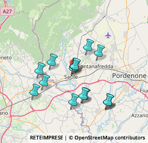 Mappa Via Eugenio Curiel, 33077 Sacile PN, Italia (6.408)