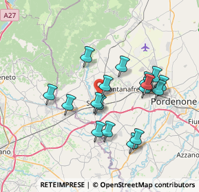 Mappa Via Eugenio Curiel, 33077 Sacile PN, Italia (6.50412)