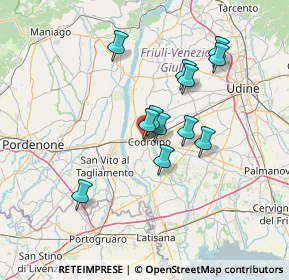 Mappa Via dei Gelsi, 33033 Codroipo UD, Italia (11.44667)