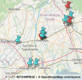 Mappa Via dei Gelsi, 33033 Codroipo UD, Italia (15.5975)