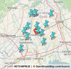 Mappa Via dei Gelsi, 33033 Codroipo UD, Italia (11.45786)