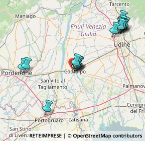 Mappa Via dei Gelsi, 33033 Codroipo UD, Italia (16.58)