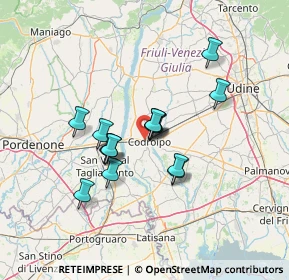 Mappa Via dei Gelsi, 33033 Codroipo UD, Italia (10.14267)