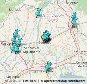 Mappa Via dei Gelsi, 33033 Codroipo UD, Italia (12.42)